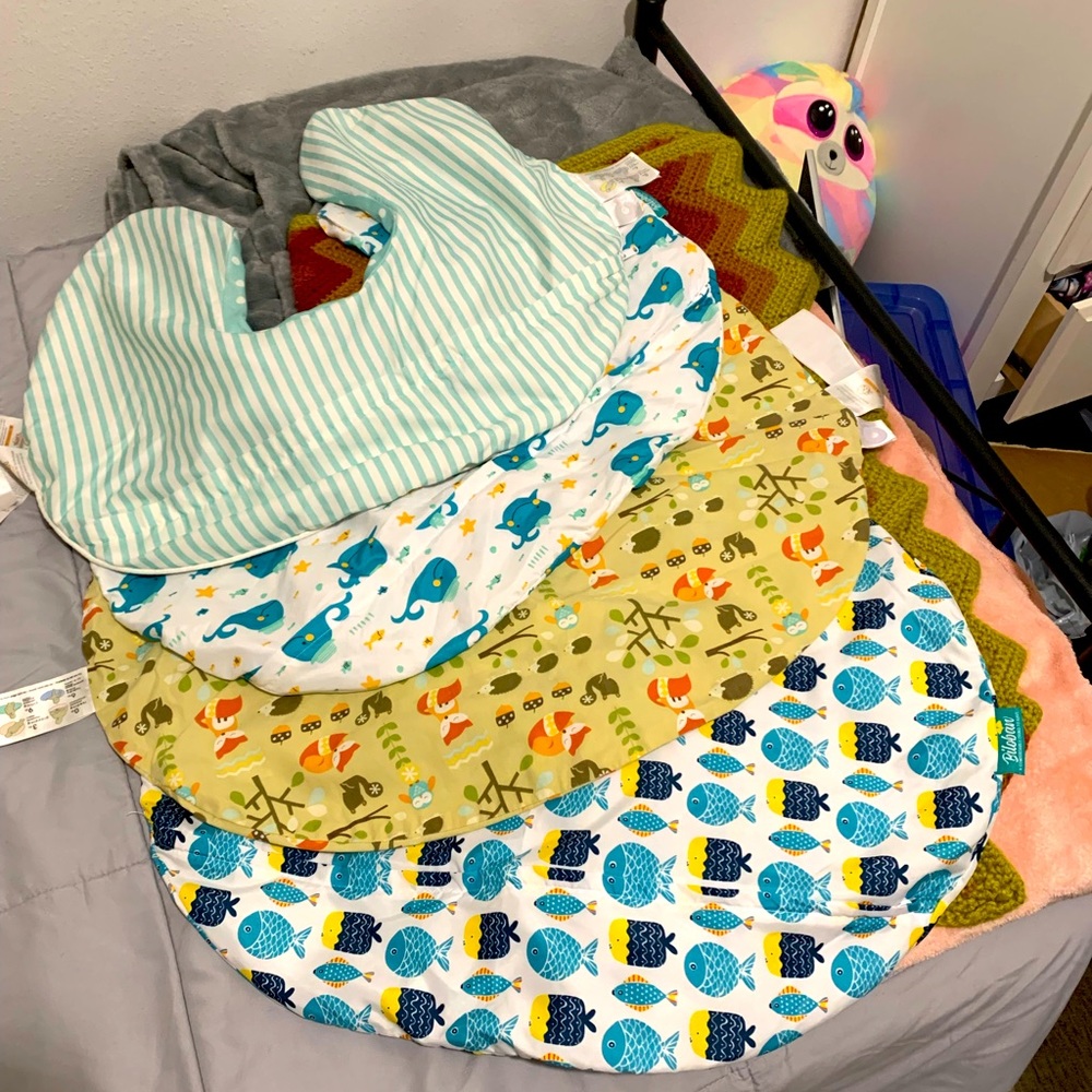 Set of 4 covers for Boppy pillows